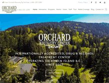 Tablet Screenshot of orchardrecovery.com